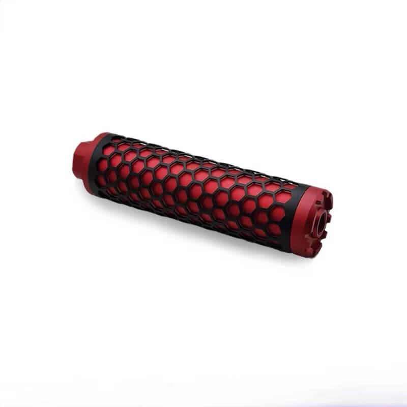 Metal Honeycomb Shape Silencer Adapt To 14 MM Threaded Rod Tip