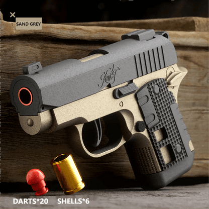 MINI M1911 Model Dart Blaster Shelss Ejection