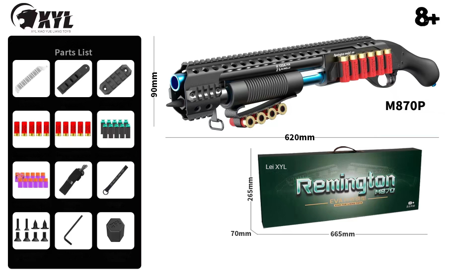 XYL M870 Shotgun Toy Blaster