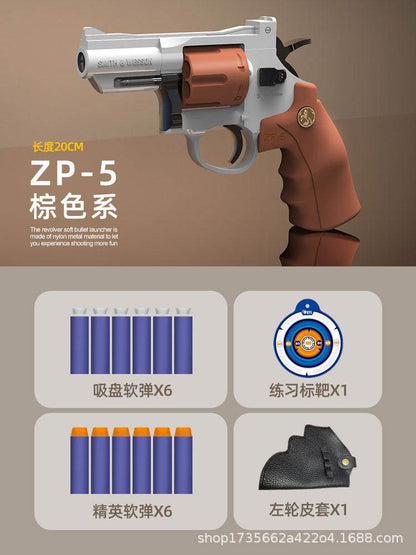 New Revolver ZP5 357 Soft bullet Launcher